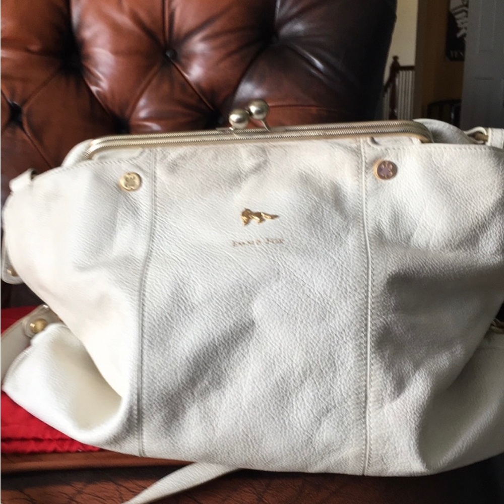 Large Emma Fox Kiss Lock Shoulder Bag Purse!